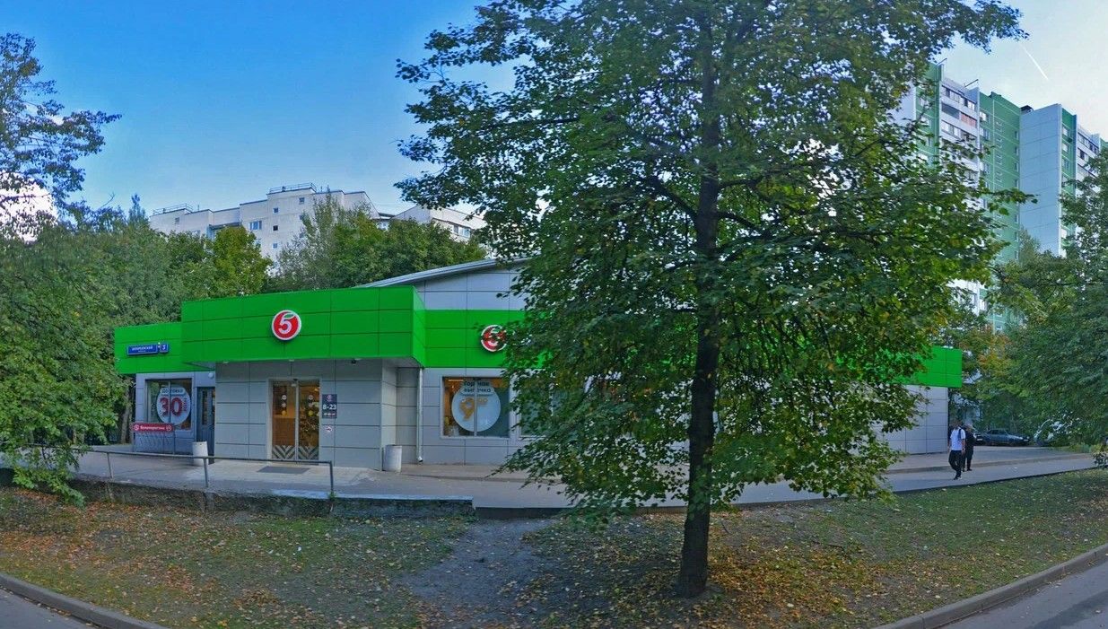 фасад дома, здание по адресу г Москва, Загорьевский проезд, д 3 к 5